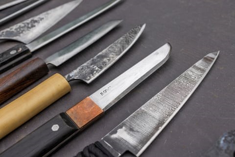 A selection of Julian’s knives.