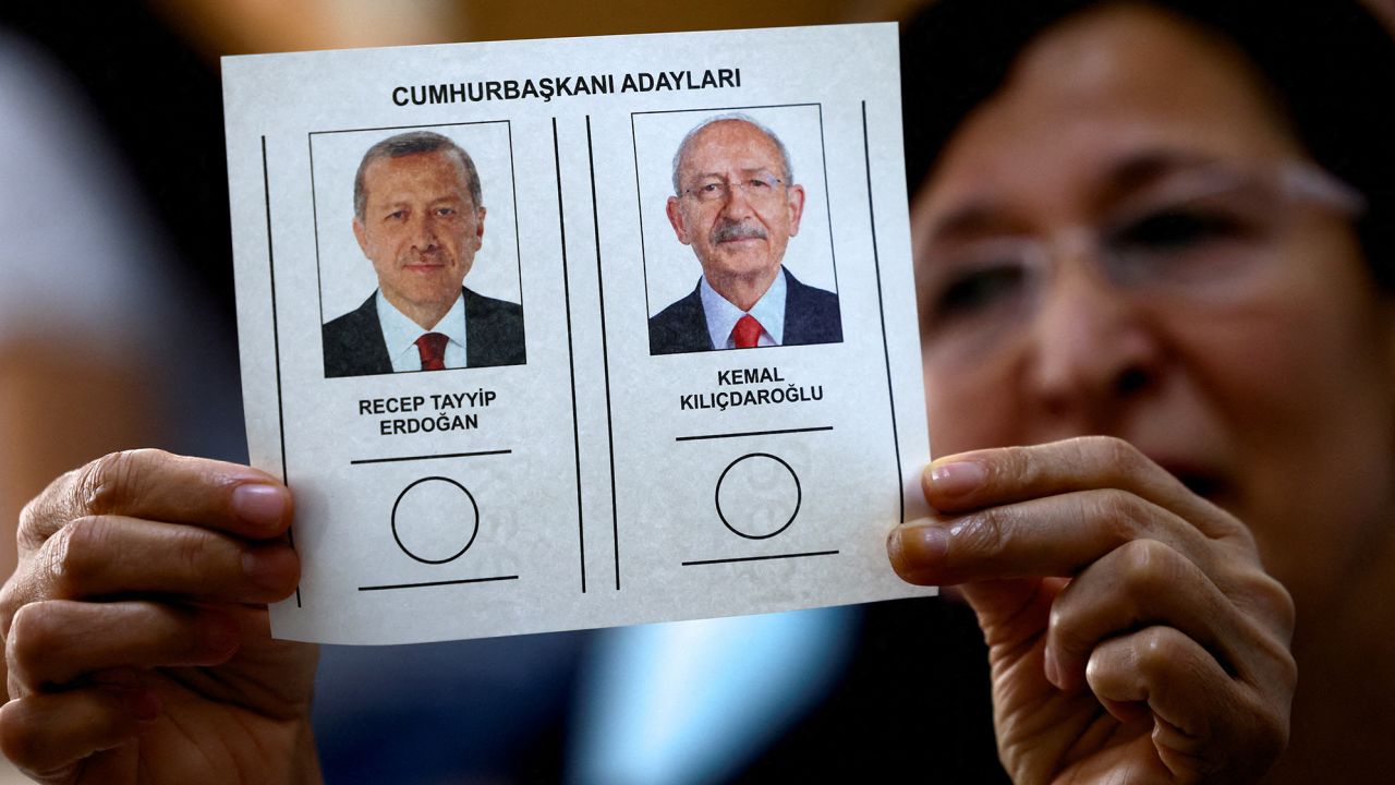 Erdogan won the first round but fell short of the margin needed to avoid a runoff.